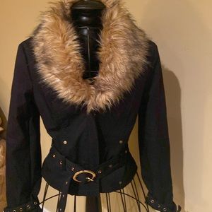 Vintage Marciano black Moro jacket.